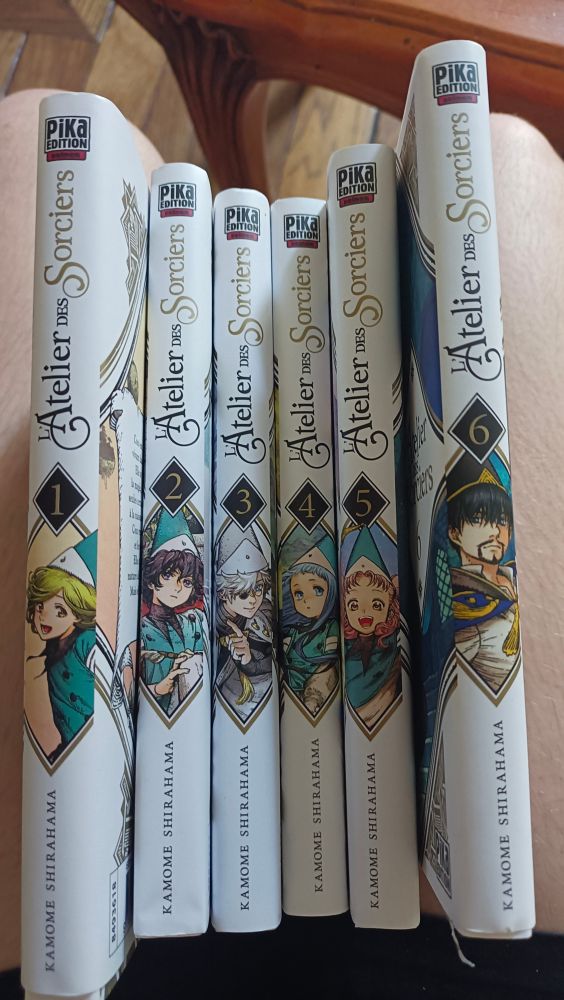 L'atelier des sorciers Tomes 1 à 6 