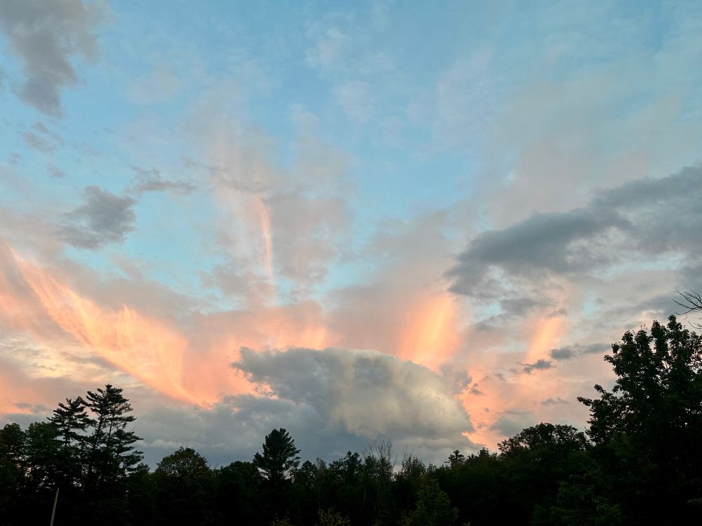 Clouds at sunset