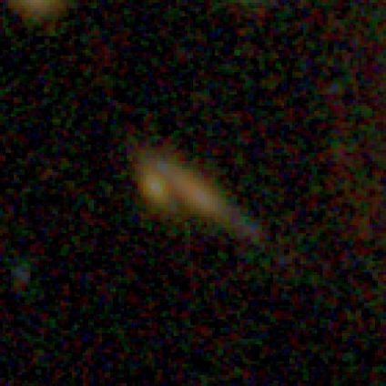 A merger from the Galaxy Zoo CANDELS project, classified by 73 volunteers.