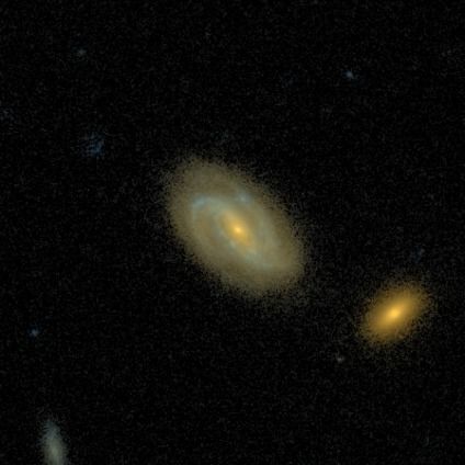 A spiral galaxy from the Galaxy Zoo: Hubble project, classified by 44 volunteers.