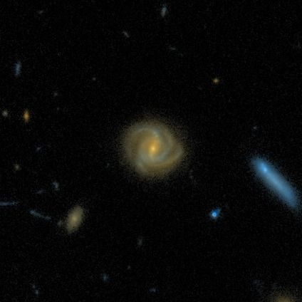 A barred spiral galaxy from the Galaxy Zoo: Hubble project, classified by 50 volunteers.