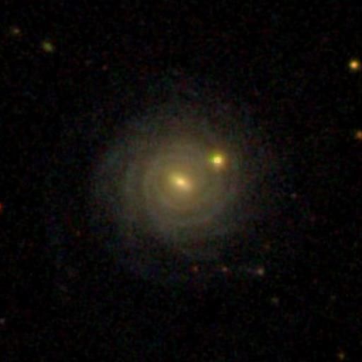 A barred spiral galaxy from the Galaxy Zoo 2 project, classified by 40 volunteers.