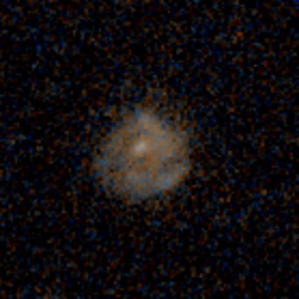 A galaxy with non-smooth features from the Galaxy Zoo: Hubble project, classified by 138 volunteers.