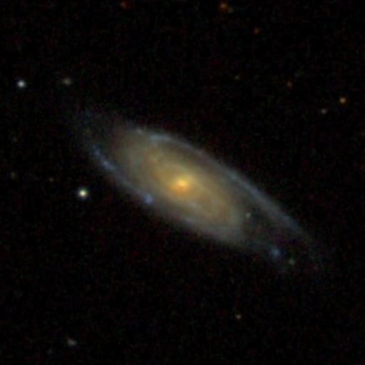 A spiral galaxy from the Galaxy Zoo 2 project, classified by 39 volunteers.