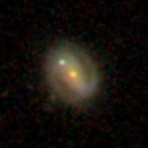 A barred spiral galaxy from the Galaxy Zoo 2 project, classified by 44 volunteers.