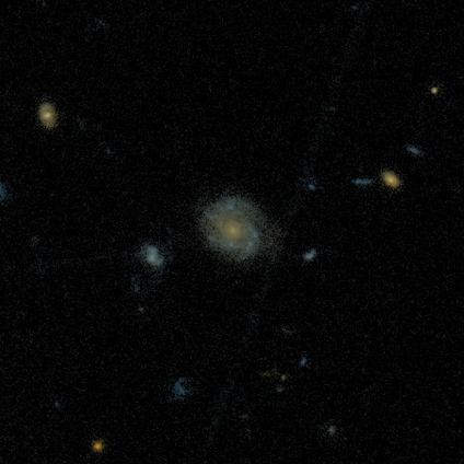 A spiral galaxy from the Galaxy Zoo: Hubble project, classified by 49 volunteers.