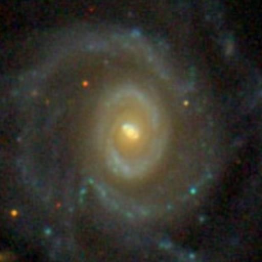 A spiral galaxy with a ring from the Galaxy Zoo 2 project, classified by 44 volunteers.