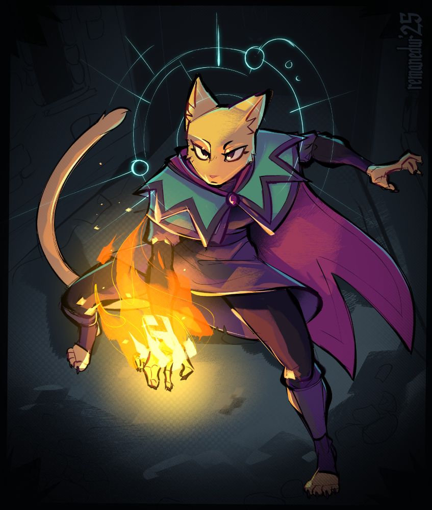 art of Katia Managan from Prequel in the Cloak Of Grey Tomorrow
