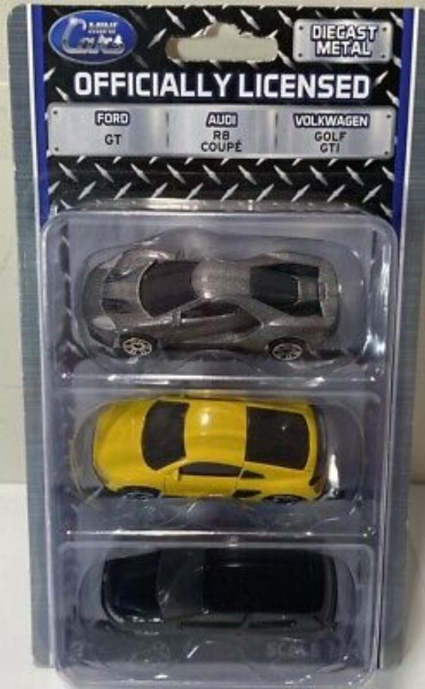 Diecast Metal Cars Officially Licensed Ford GT, AUDI R8 Coupe, Volkswagen Golf  | eBay