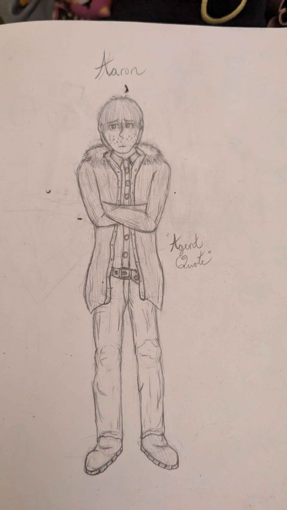 Aronka "Aaron" Chugunova in ~2018. Note his younger self looks closee to this.