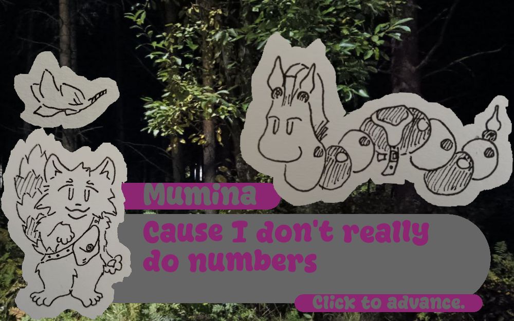 Mumina is not into math
