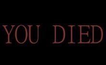 Dark Souls You Died screen