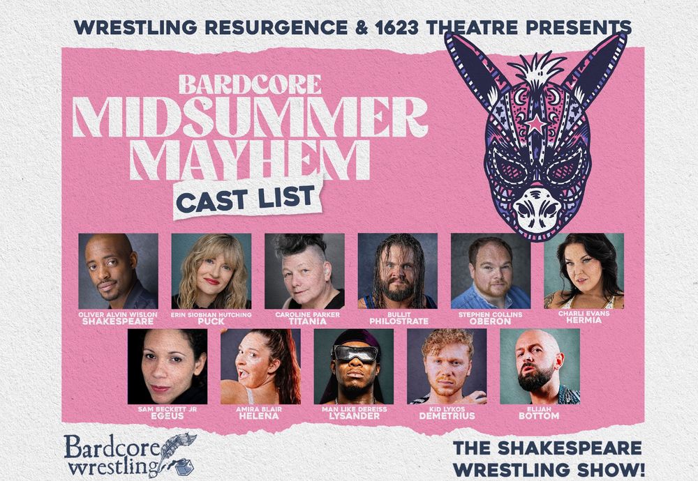 An image showing the cast of the show: Oliver Alvin-Wislon, Erin Siobhan Hutching, Caroline Parker, Bullit, Stephen Collins, Charli Evans, Sam Beckett Jr, Amira, Man Like Dereiss, Kid Lykos and Elijah.