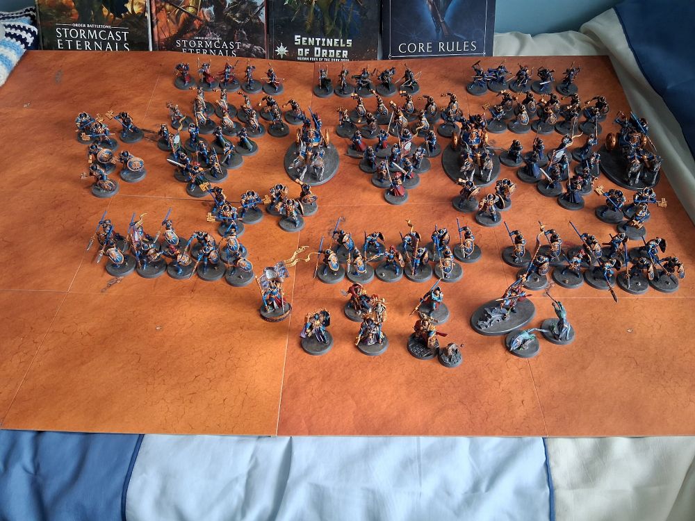 Full thunderstrike armoured warrior chamber of stormcast eternals 