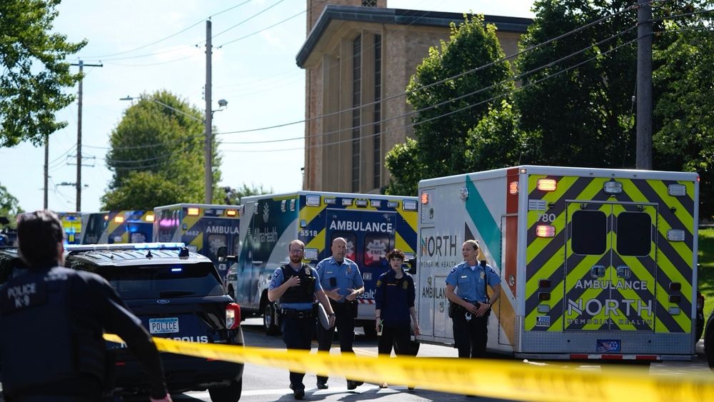 The shooter fired through the windows of Annunciation Church during Mass on Wednesday before dying from a self-inflicted gunshot wound, said Minneapolis Police Chief Brian O'Hara.