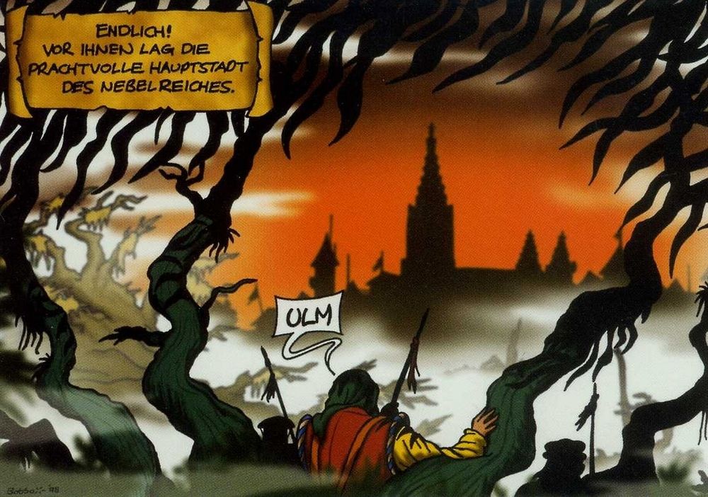 Comic über Nebelhauptstadt Ulm