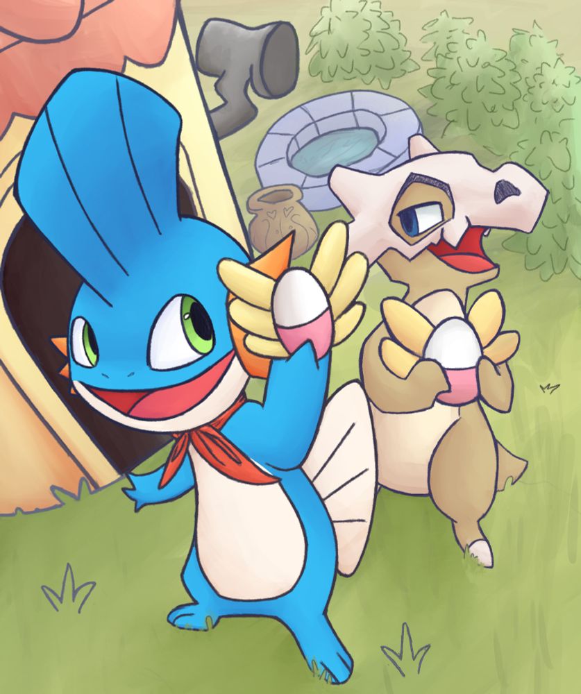 mudkip and cubone 