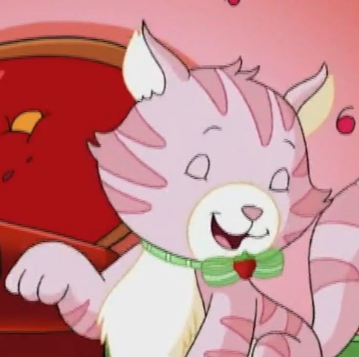 Custard the pink cat from Strawberry Shortcake 