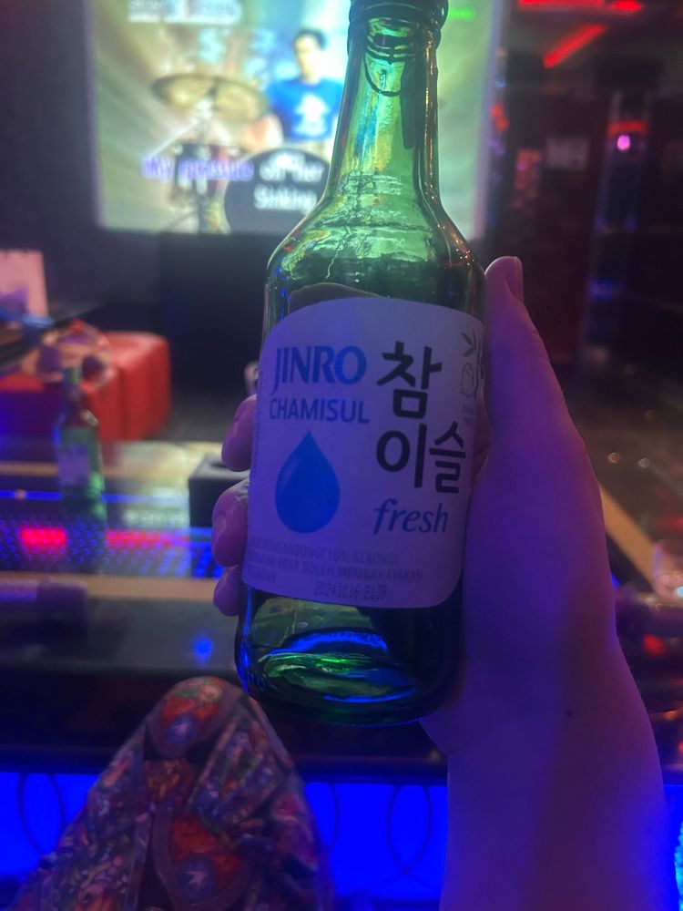 Jinro chamisul soju. Fresh flavour