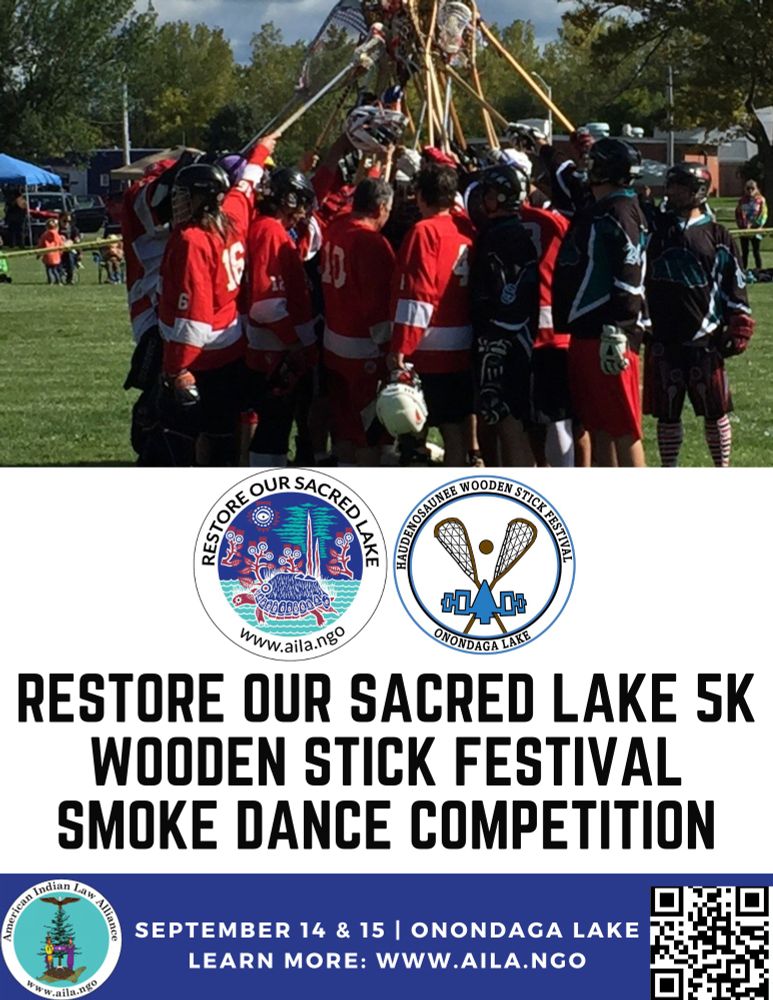 Haudenosaunee Wooden Stick Festival, Restore Our Sacred Lake 5K & Smoke Dancing