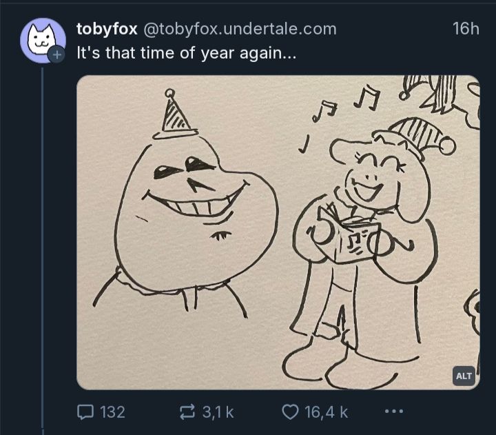 A screenshot of BlueSky post, from an account that I don't follow. A plus sign is at the bottom right side of their profile picture.