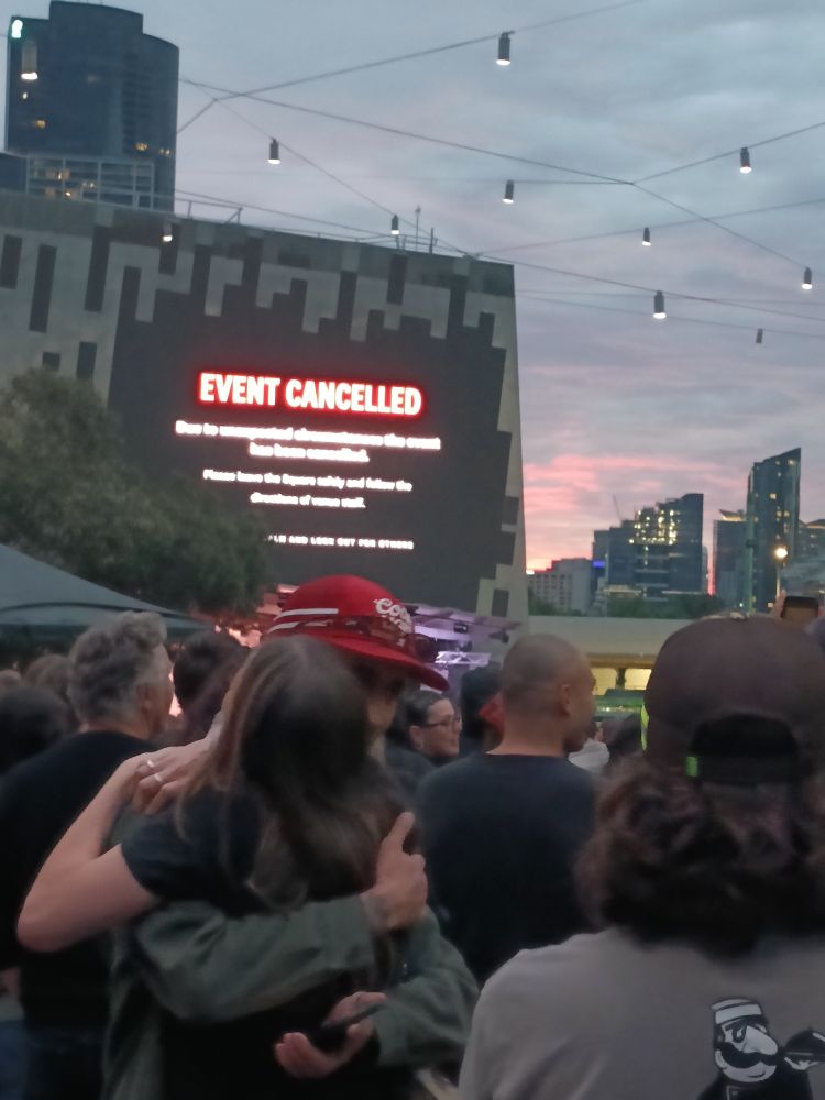 Event cancelled for Amyl and the Sniffers at Federation Square, Melbourne 