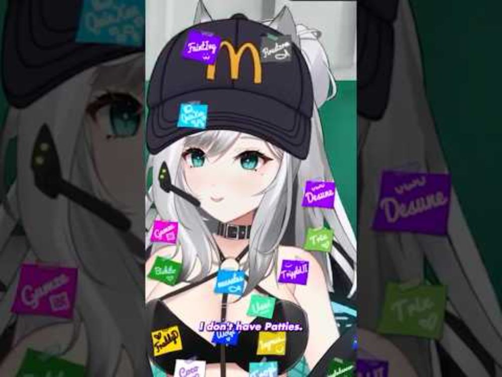 My first time... 🍔 #vtuber #anime #funny