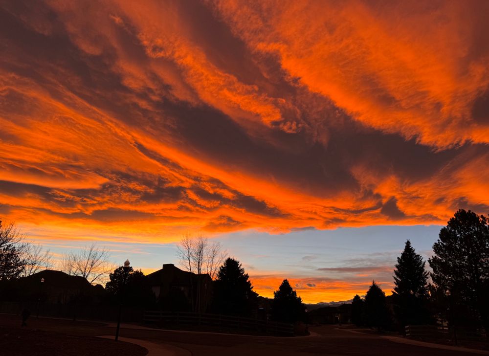 Tonight’s sunset 🌅 