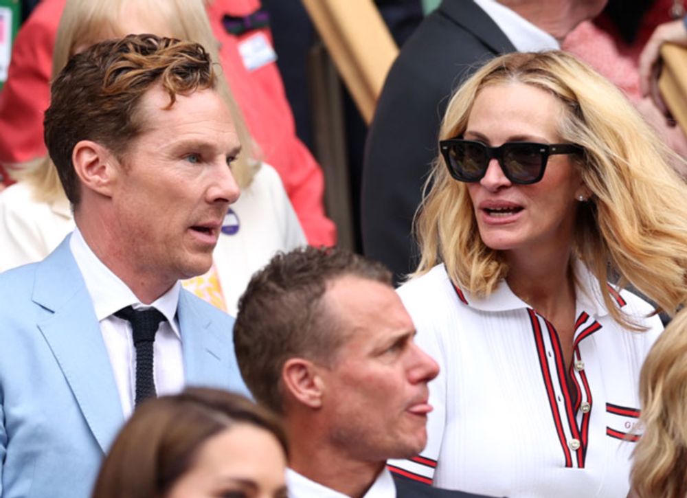 Julia Roberts & Benedict Cumberbatch Witness Alcaraz's Wimbledon Triumph - uInterview