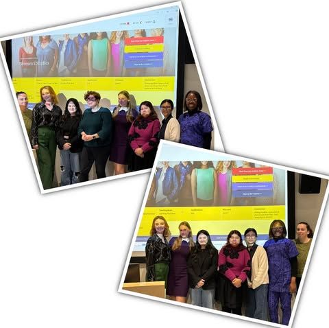 A collage of our MAWS students