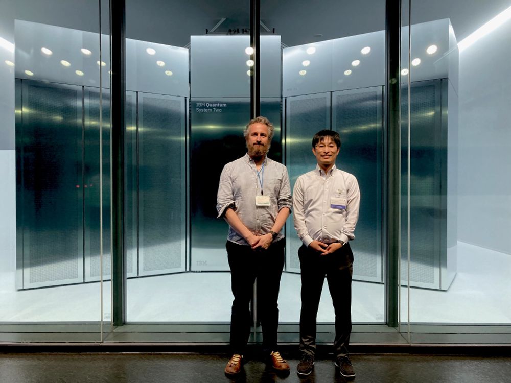 The IBM System Two -- it's actually working, but from the corridor you cannot tell.