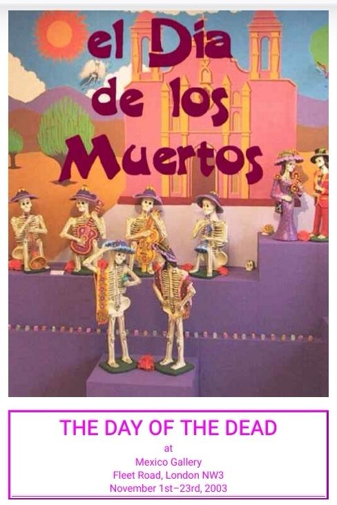 Cover of the catalogue for the 2003 Day of the Dead exhibition in London's Mexico Gallery 
