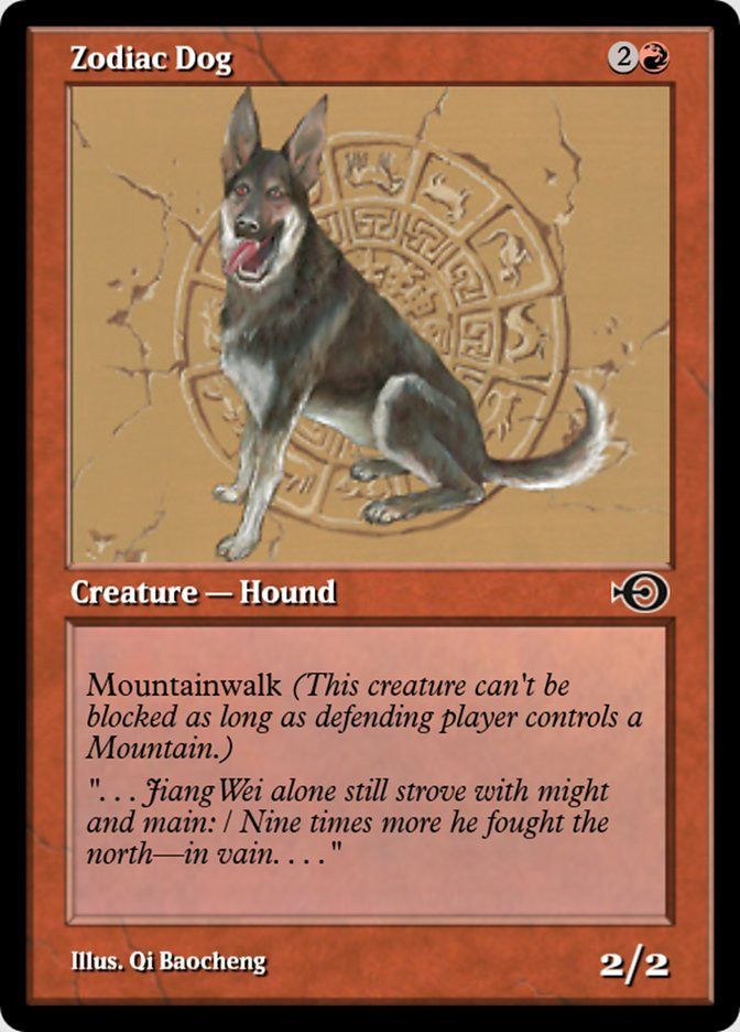 zodiac dog (hound)