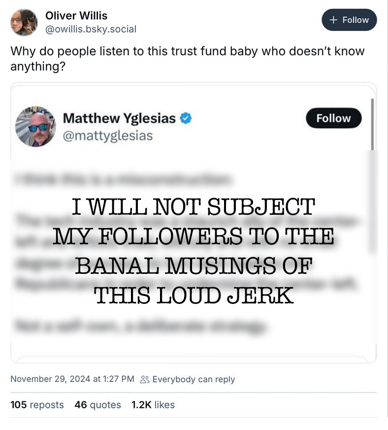 A matthew yglesias tweet I did not read that was screencapped and brought over here, for no clearly identifiable reason