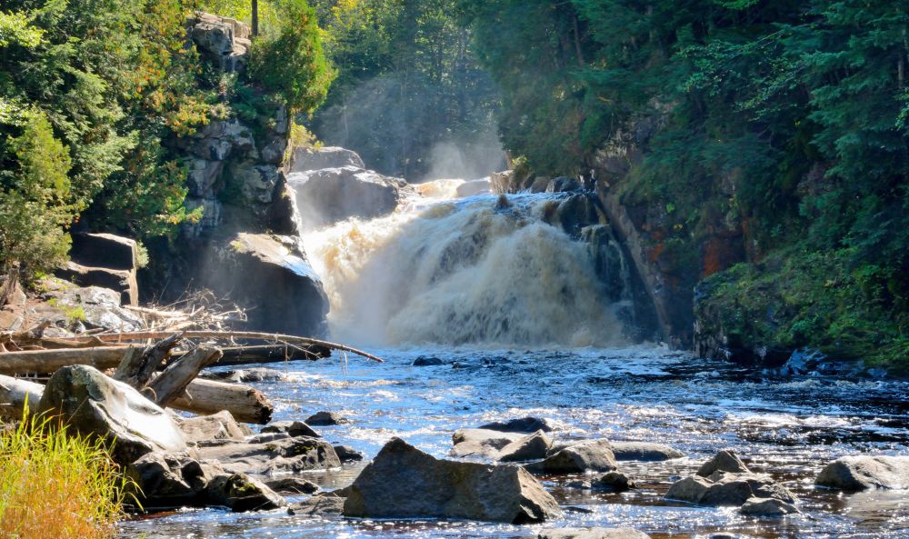 Sturgeon River Falls, an incredible hike to a breathtaking place. 