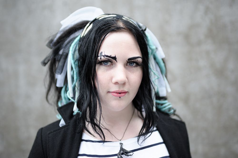 eye-brow portrait street