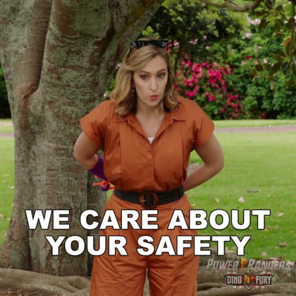 We Care About Your Safety Jane GIF