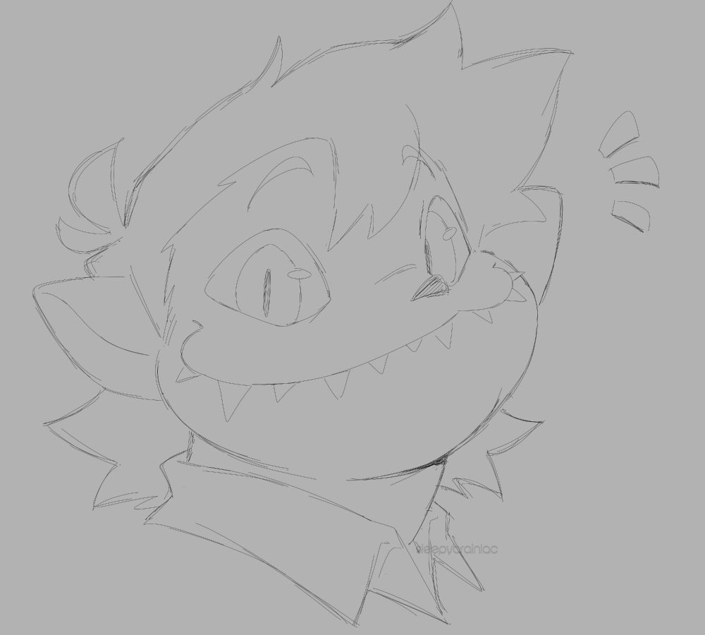 A sketch headshot of Tobias.