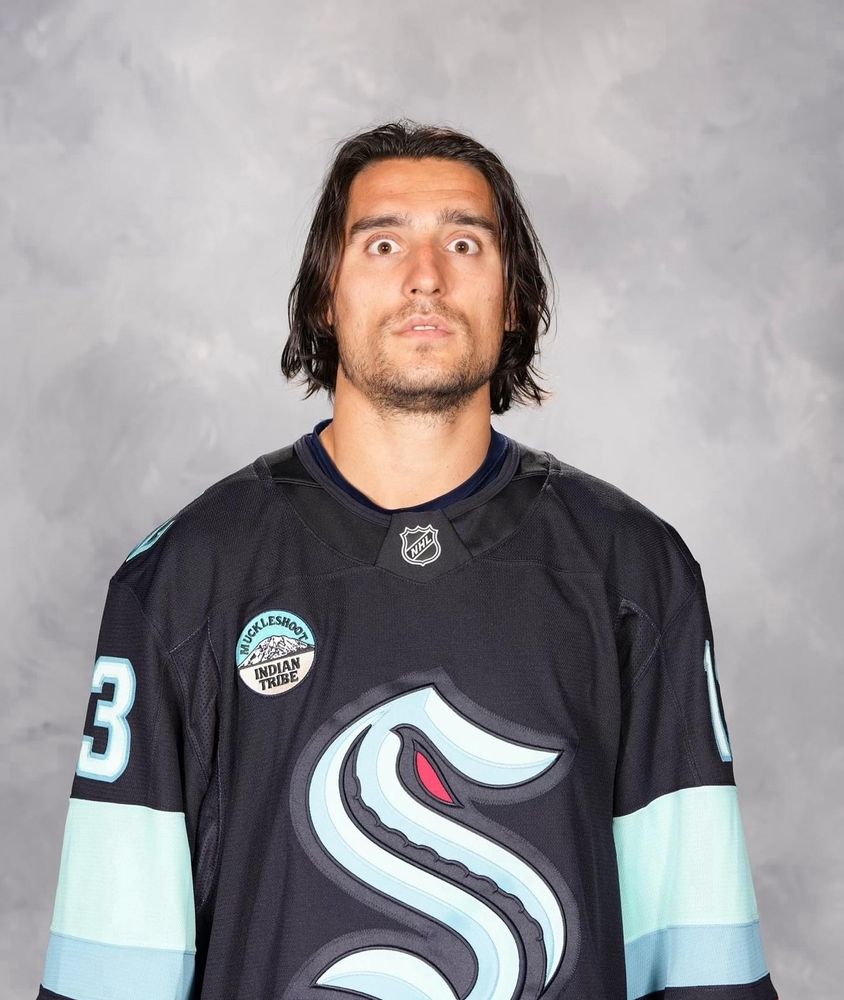 Brandon Tanev’s Kraken Team Photo