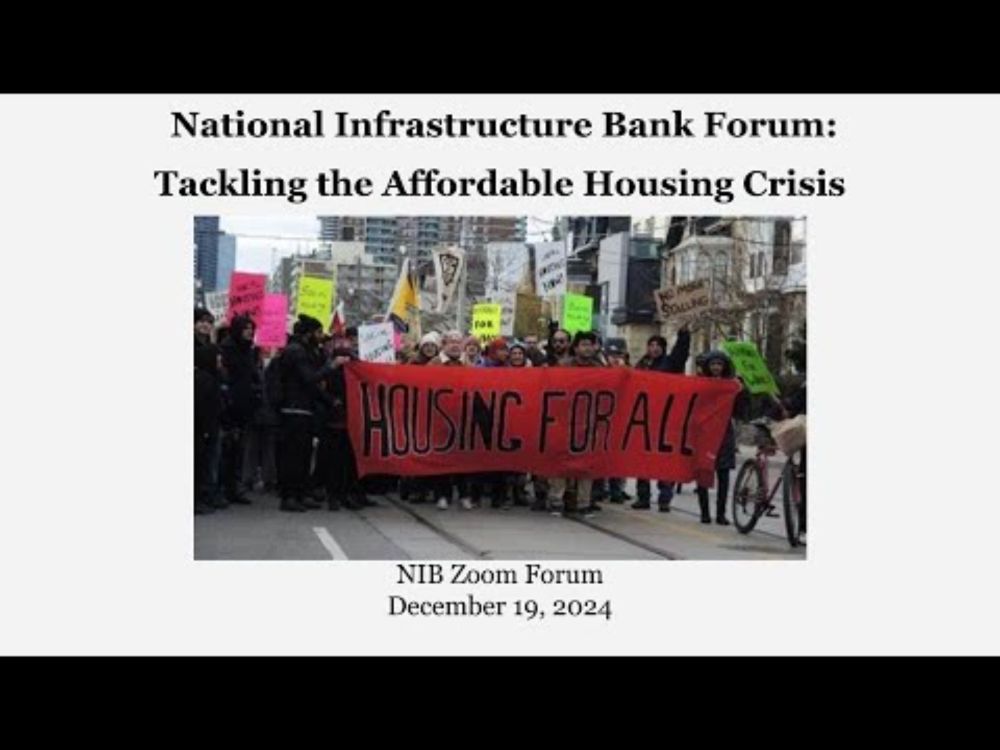 National Infrastructure Bank Forum: Tackling the Affordable Housing Crisis