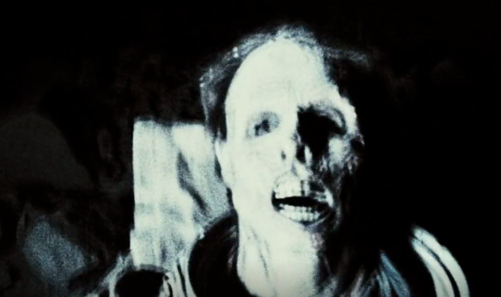 Spooky moon skeleton