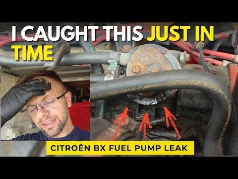 Caught this just in time! - Why wasn't VEP at FOTU? | Citroën BX Mechanical Fuel Pump Petrol Leak