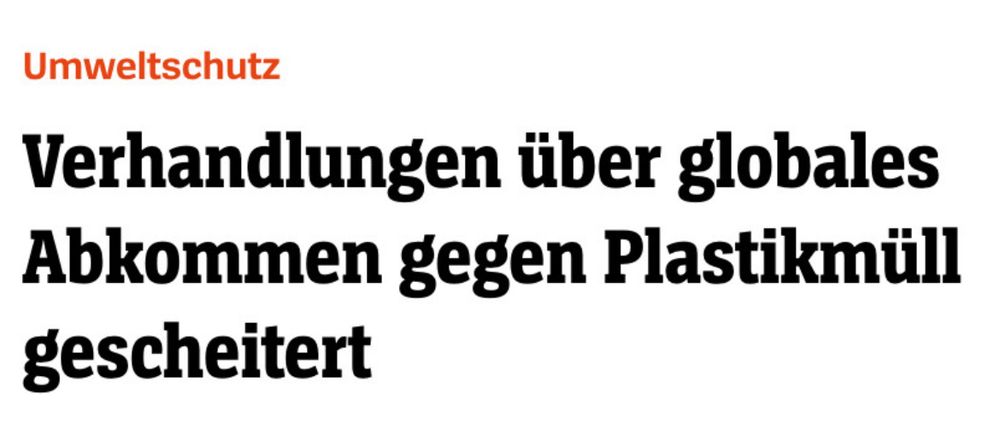 Umweltschutz Verhandlungen über globales Abkommen gegen Plastikmüll gescheitert