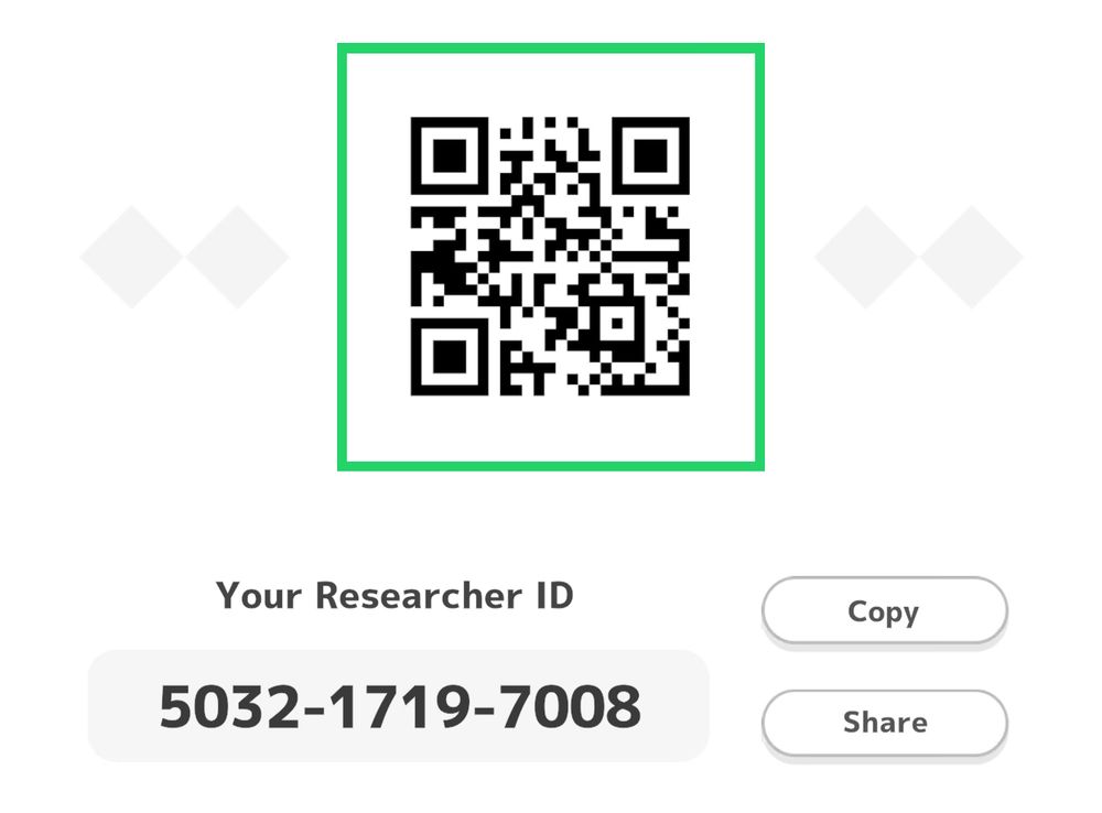 QR code and text for my Pokémon Sleep researcher ID

5032-1719-7008
