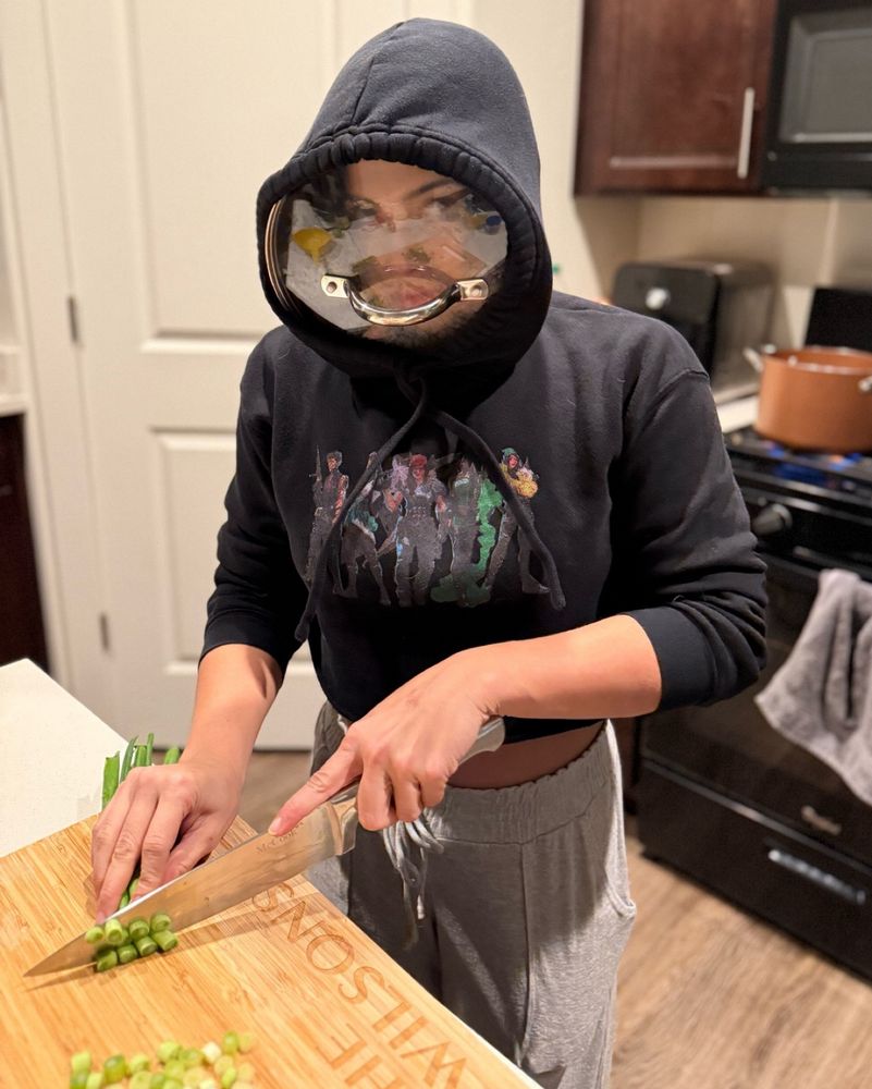 protecting my eyes from onions