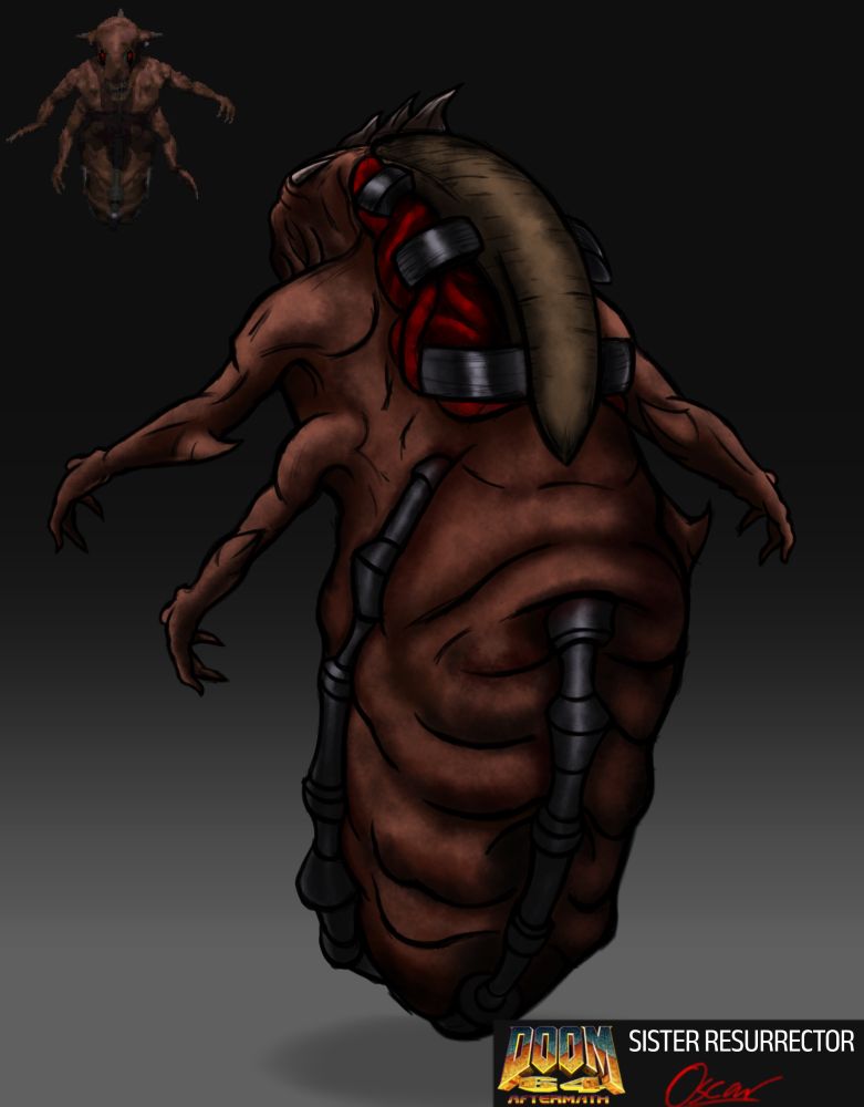 Backside of The Resurrector. 