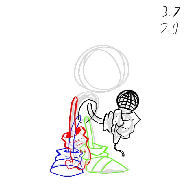 Someone wanted me to join their fnf mod soo