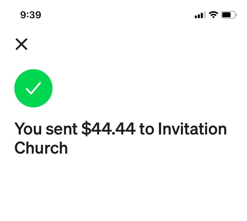 $44.44 donation to snack society for my internet pastor