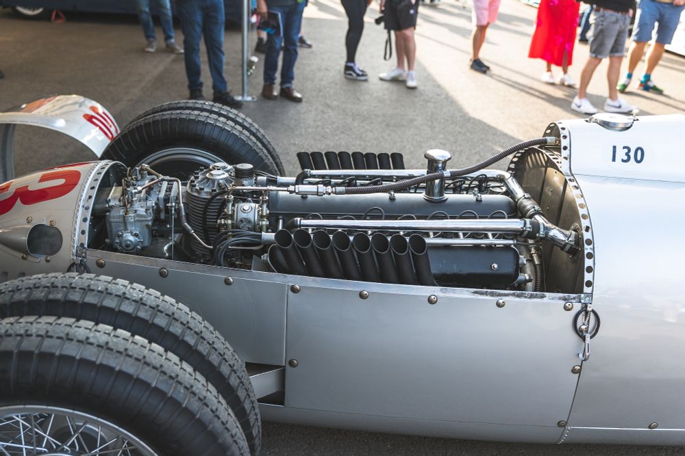1936-37 Auto Union Type C supercharged V16, Goodwood Festival of Speed, 2022