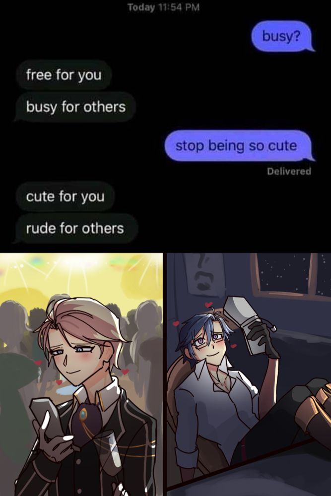 text exchange that made me think of Rinyushi